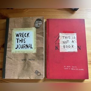 keri smith: this is not a book & wreck this journal bundle